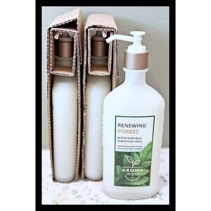 Bath & Body Works 6.5 oz Aroma Renewing Forest Moisturizing Body Lotion x3